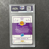 2015-16 Panini Donruss #7 Larry Nance Jr. Signed Card AUTO PSA Slabbed Lakers