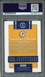 2017-18 Panini Donruss #59 Thaddeus Young Signed Card AUTO PSA Slabbed Pacers