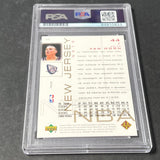 2000-01 Upper Deck Pros #52 Keith Van Horn Signed Card Auto 9 PSA Slabbed Nets