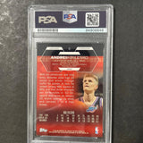 2002-03 Topps Finest #6 Andrei Kirilenko Signed Card AUTO PSA Slabbed Jazz