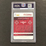 2015-16 Panini Excalibur #145 Clint Capela Signed Card AUTO PSA/DNA Slabbed Rock