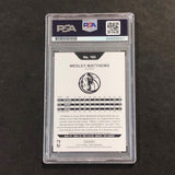2018-19 NBA Hoops #103 Wesley Mathews Signed Card PSA Slabbed Mavericks