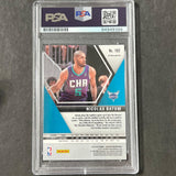 2019-20 Panini Mosaic #102 Nicolas Batum Signed Card AUTO PSA Slabbed Hornets