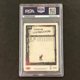 2008-09 NBA Fleer #178 Shaun Livingston Signed Card AUTO PSA Slabbed Heat