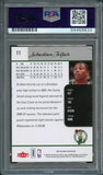 2007-08 Fleer Ultra #11 Sebastian Telfair Signed Card AUTO PSA/DNA Slabbed Bosto