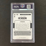 2015-16 NBA Hoops #193 John Henson Signed Card AUTO PSA Slabbed Bucks