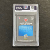 2017-18 Panini Donruss #193 Frank Ntilikina Signed Card AUTO PSA Slabbed RC Knic