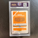 2019-20 Panini Donruss Optic #130 Jonas Valanciunas Signed Card AUTO PSA Slabbed