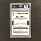 2015-16 NBA Hoops #249 Eric Bledsoe Signed Card PSA Slabbed Suns