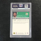 2006-07 Upper Deck #9 Al Jefferson Signed Card AUTO PSA Slabbed Celtics