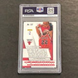 2014-15 NBA Prizm #132 Taj Gibson Signed Card AUTO PSA Slabbed Bulls