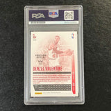 2016-17 Panini Prestige #164 Denzel Valentine Signed Card AUTO PSA Slabbed Bulls