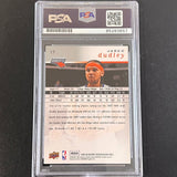 2008-09 Upper Deck Draft Edition #17 Jared Dudley Signed Card AUTO PSA Slabbed B