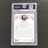 2004-05 Topps #113 Kwame Brown Signed Card AUTO PSA Slabbed Wizards
