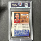 1998-99 Topps #18 Luc Longley Signed Card AUTO PSA Slabbed Bulls