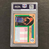 1992-93 Fleer #135 Sam Mitchell Signed Card AUTO PSA/DNA Slabbed Timberwolves