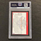 2009-10 Topps #7 Zaza Pachulia Signed Card AUTO PSA Slabbed Hawks