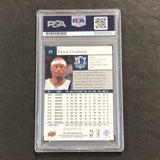 2009-10 Upper Deck Basketball #39 ERICK DAMPIER Signed Card AUTO PSA Slabbed Dal