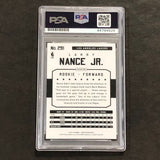 2015-16 NBA Hoops #291 Larry Nance Jr. Signed Card PSA Slabbed Lakers