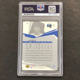 2003-04 Upper Deck Black Diamond #124 Zaza Pachulia Signed Card AUTO PSA Slabbed
