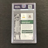 2014-15 Totally Certified #30 Brandon Knight Signed Card AUTO PSA Slabbed Bucks