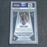 2017-18 Panini Prizm #88 Gorgui Dieng Signed Card Auto PSA Slabbed Timberwolves
