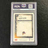 2008-09 Fleer #162 C.J. Watson Signed Card AUTO PSA Slabbed Warriors
