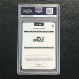 2016-17 NBA Hoops #195 Dante Exum Signed Card AUTO PSA Slabbed Jazz