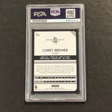 2016-17 Panini Complete #194 Corey Brewer Signed Card PSA Slabbed