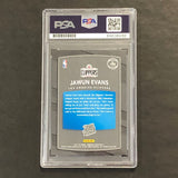 2017-18 Panini Donruss #162 JAWUN EVANS Signed Card AUTO PSA Slabbed RC Clippers