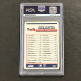 1994 Score #647 Don Sutton Signed Card PSA Slabbed Auto Braves