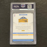2012-13 Panini NBA Hoops #290 EVAN FOURNIER Signed Card AUTO PSA Slabbed Nuggets