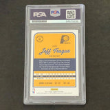 2016-17 Donruss Basketball #91 Jeff Teague Signed Card AUTO PSA Slabbed Pacers