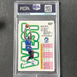 1993-94 Fleer #127 Doug West Signed Card Auto PSA Slabbed Timberwolves