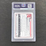 2020 Bowman Topps #35 Logan Allen Signed Card Auto PSA Slabbed Cleveland Indians