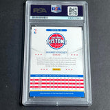 2012 Panini #89 Rodney Stuckey Signed Card AUTO PSA Slabbed Pistons