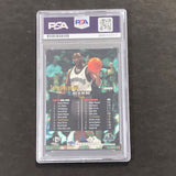 1998-99 Flair Showcase #3 Terrell Brandon  Signed Card Auto PSA Slabbed Timberwolves