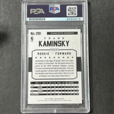 2015-16 NBA Hoops #281 Frank Kaminsky Signed Card AUTO PSA Slabbed RC Hornets