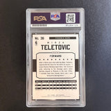 2015-16 NBA Hoops #36 Mirza Teletovic Signed Card AUTO PSA Slabbed Suns