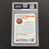 2005 Topps #242 Jarrett Jack Signed Card AUTO PSA Slabbed RC Trail Blazers