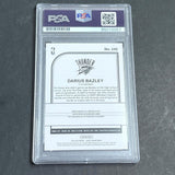 2019-20 Panini Hoops #249 Darius Bazley Signed Card AUTO PSA Slabbed Thunder