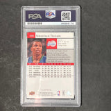 2009-10 Upper Deck #108 Sebastian Telfair Signed Card AUTO PSA/DNA Slabbed Clipp
