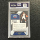 2016-17 Panini Prizm #200 Langston Galloway Signed Card AUTO PSA Slabbed Pelican