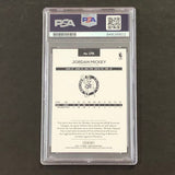 2016-17 Panini NBA Hoops #176 Jordan Mickey Signed Card AUTO PSA/DNA Slabbed Cel