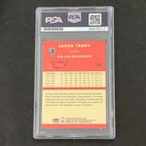 2004-05 Fleer Tradition #150 Jason Terry Signed Card AUTO PSA Slabbed Mavericks