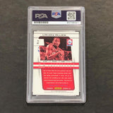 2013-14 PANINI Prizm #41 LAVOY ALLEN Signed Card AUTO PSA Slabbed 76ers