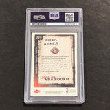 2008-09 Fleer NBA Rookie #220 Alexis Ajinca Signed Card PSA Slabbed Bobcats