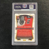 2013-14 Panini Select #100 Wesley Matthews Signed Card AUTO PSA Slabbed Trailbla