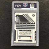 2007 Score #356 Michael Bush AUTO Signed Card PSA Slabbed Raiders
