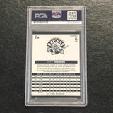 2014-15 NBA Hoops #238 Amir Johnson Signed Card AUTO PSA Slabbed Raptors